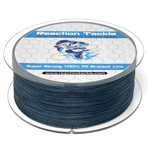 Reaction Tackle Braided Fishing Line Low Vis Gray 25LB 150yd von Reaction Tackle