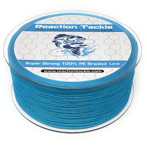 Reaction Tackle Braided Fishing Line Sea Blue 80LB 1500yd von Reaction Tackle