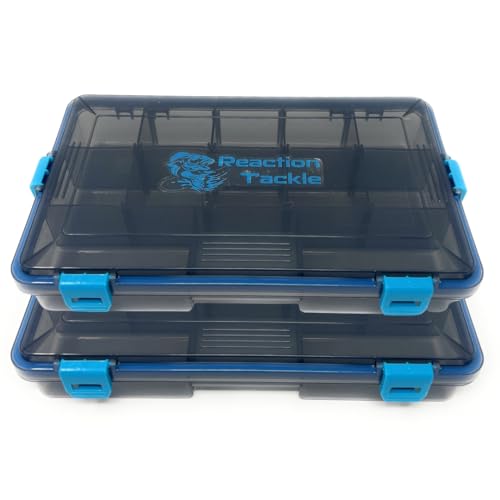 Reaction Tackle Ultimative Tackle-Box-Fächer: Organisieren, Aufbewahren und Dominieren mit unserem 2er-Pack! Perfekt für Angler unterwegs - 3600 2er-Pack von Reaction Tackle