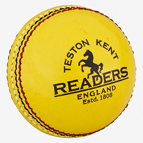Readers Cricketball für den Innenbereich, Leder, Gelb, Herren von Readers