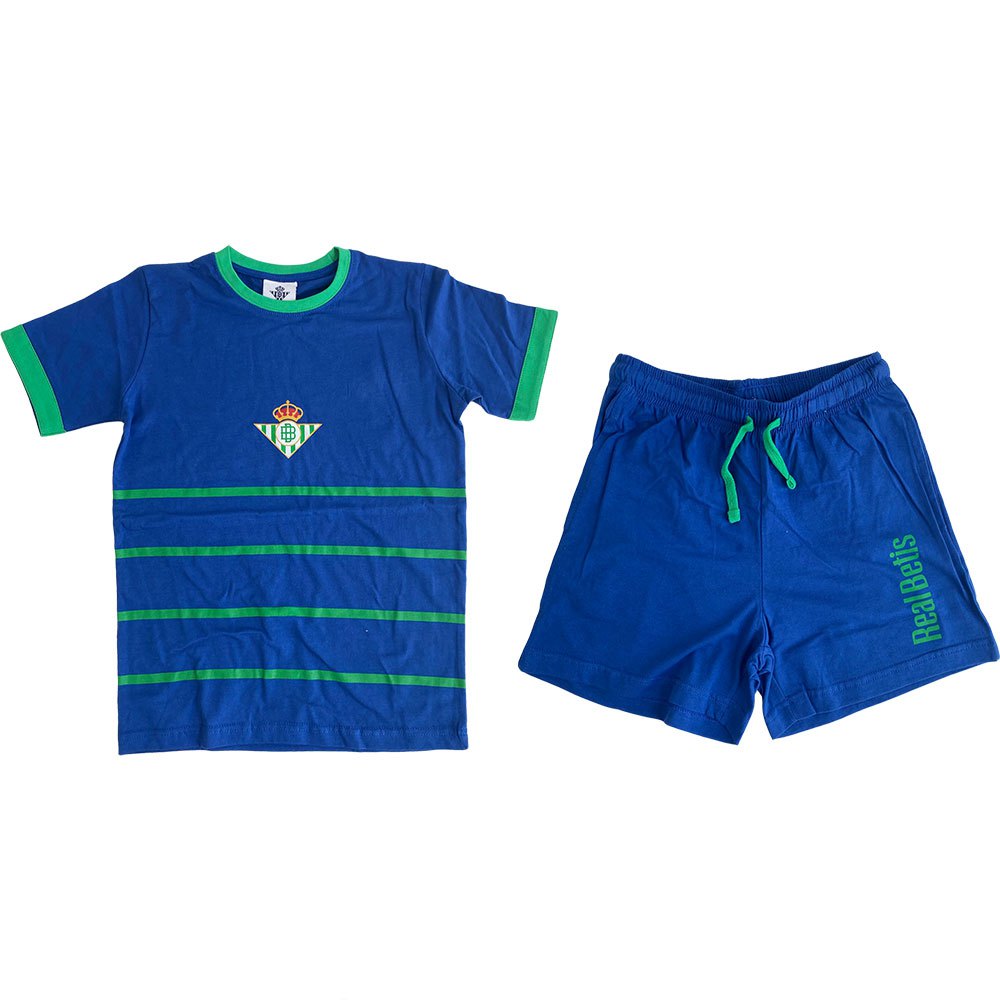 Real Betis Junior Short Sleeve Pyjama Blau 10 Years von Real Betis