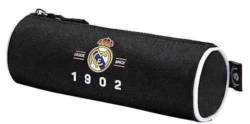 Real Madrid Federmäppchen, offiziell lizenziert, Schwarz , Schultaschen-Set von Real Madrid
