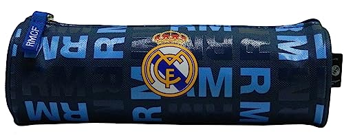 Real Madrid Federmäppchen, offizielle Kollektion, Schwarz , 7 x 21 x 7 cm, Fußball von Real Madrid