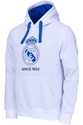 Real Madrid Real Herren Kapuzen-Sweatshirt, offizielle Kollektion, Größe XXL von Real Madrid