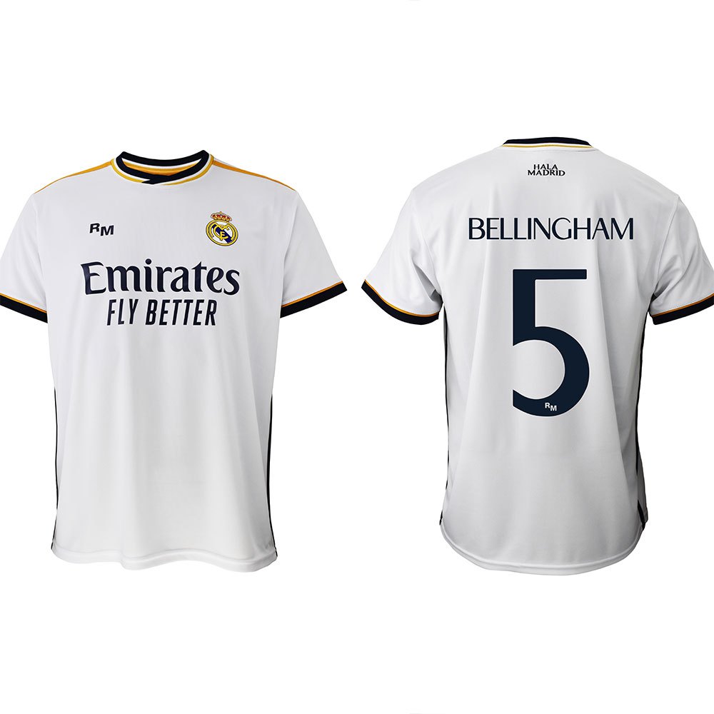 Real Madrid Bellingham Kids Short Sleeve T-shirt Weiß 14 Years von Real Madrid