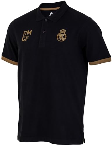 Real Madrid Polo Offizielle Kollektion, Schwarz , XXL von Real Madrid