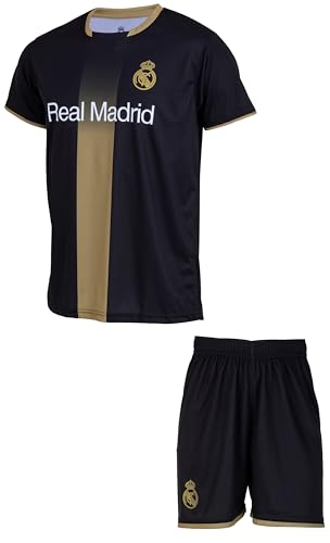 Real Madrid Trikot für Kinder, offizielle Kollektion, Schwarz , 8 Jahre von Real Madrid