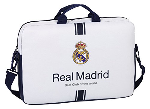 Real Madrid SAFTA SF-611654-461 Laptoptasche, 39,6 cm (15,6 Zoll), Saison 2016/2017, Design von Real Madrid