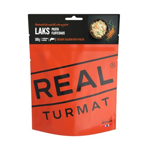 Real Turmat DryTech Outdoor Mahlzeit Cremiger Lachs mit Pasta von Real Turmat