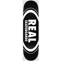Real Team Classic Oval 8.25" Skateboard Deck black von Real