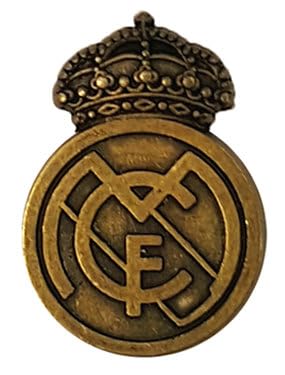 Real Madrid Pin Vintage golden Madrid Anstecker Pin golden Real Pin Vintage golden von Real Madrid