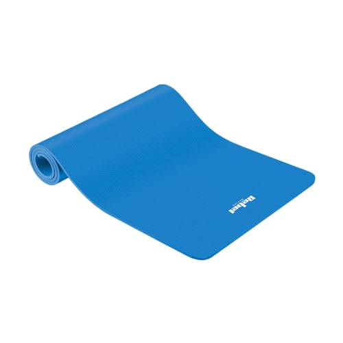 Hochwertige Yogamatte für Pilates, Fitness und Yoga REBEL ACTIVE RBA-3152-BL; 183x61 cm, Dicke 6 mm, TPE, Blau von Rebel