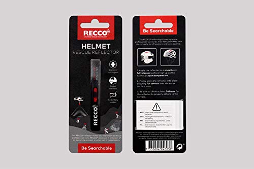 RECCO / Rettungs-Reflektor/für HELME universal/schwarz von RECCO