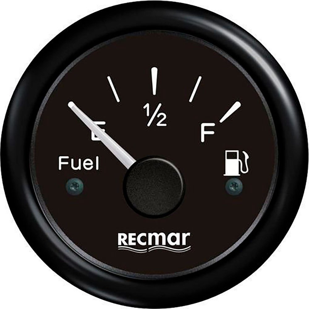 Recmar 0-190º Eu Fuel Level Indicator Schwarz 51 mm von Recmar