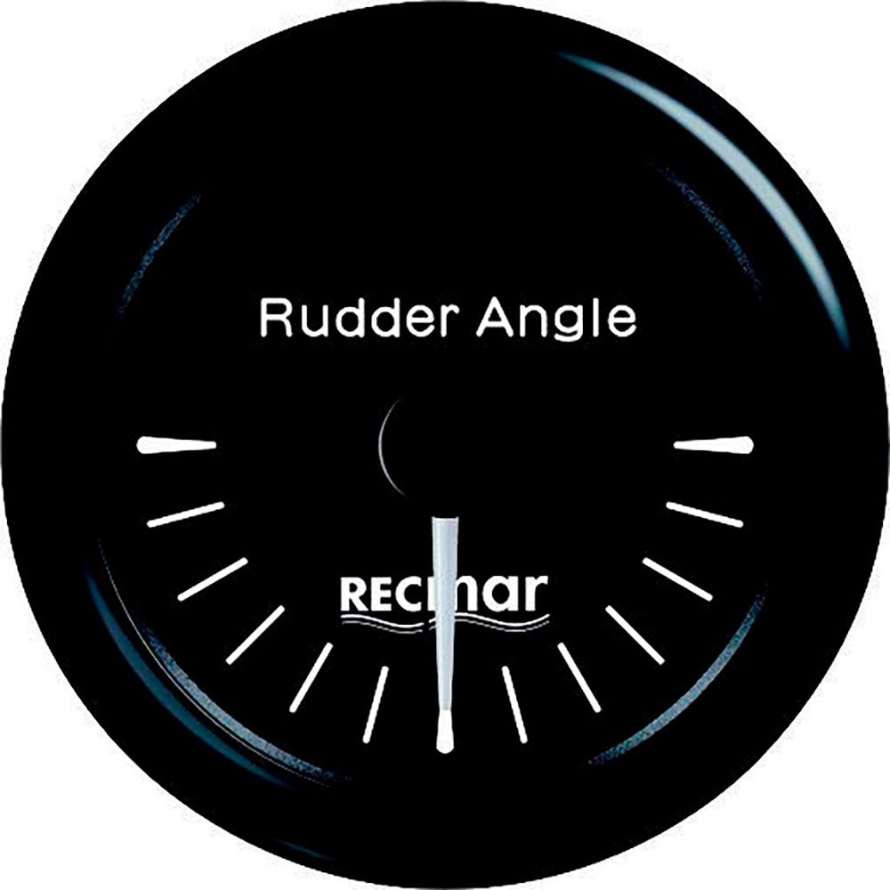 Recmar 0-190º R-l Rudder Angle Indicator Schwarz 51 mm von Recmar
