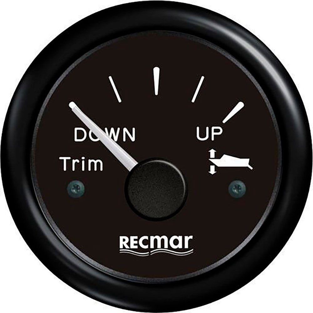 Recmar 0-190º Trim Position Indicator Schwarz 51 mm von Recmar