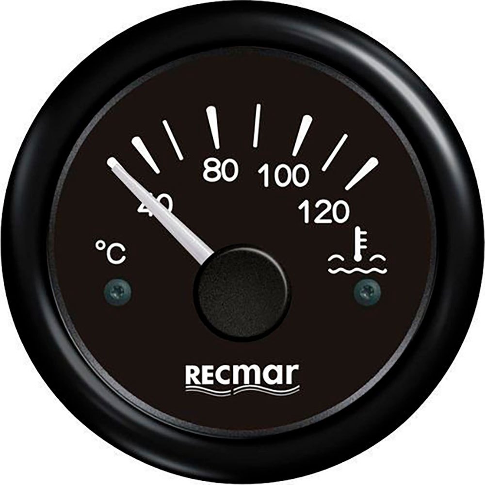 Recmar 40-120ºc Water Temperature Indicator Schwarz 51 mm von Recmar