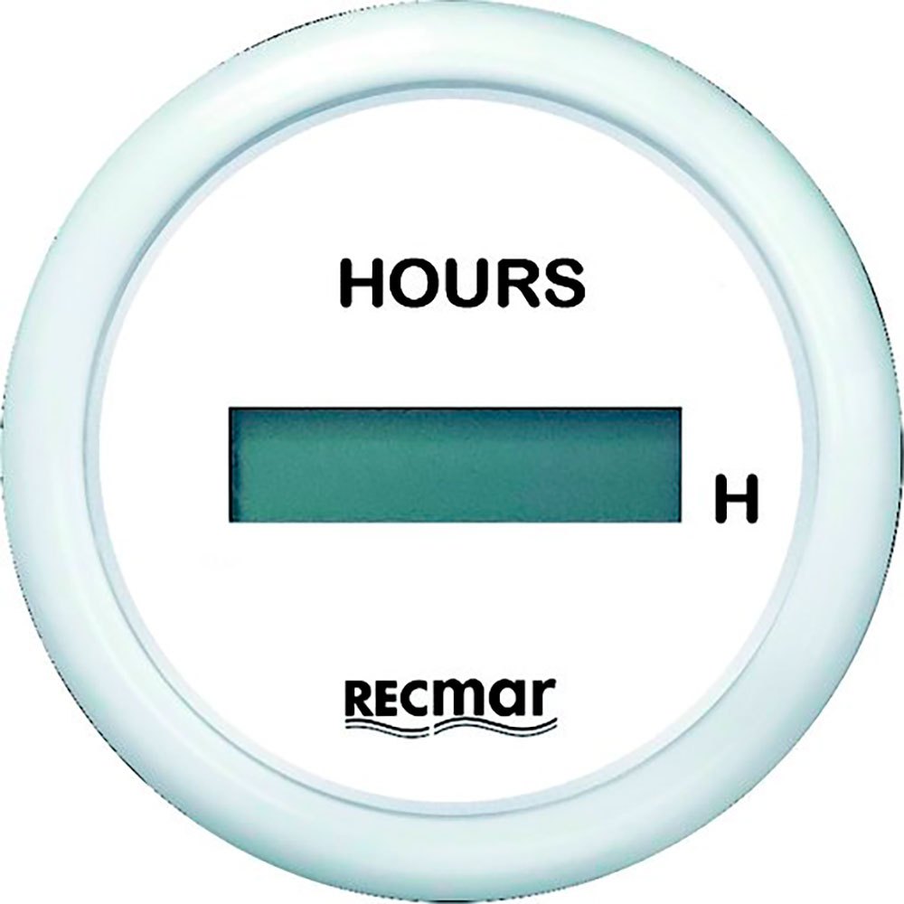 Recmar Hour Counter Weiß 51 mm von Recmar