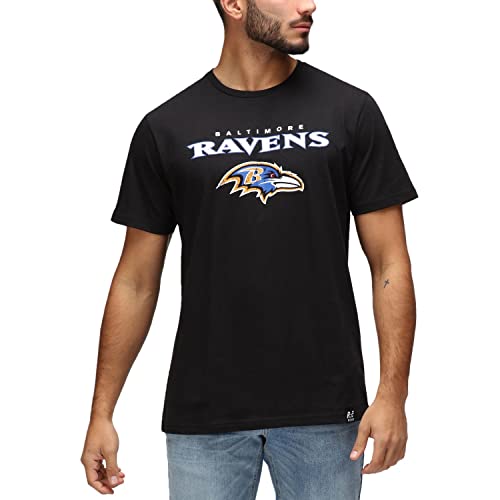 Re:Covered Shirt - NFL Baltimore Ravens black - XXL von Recovered