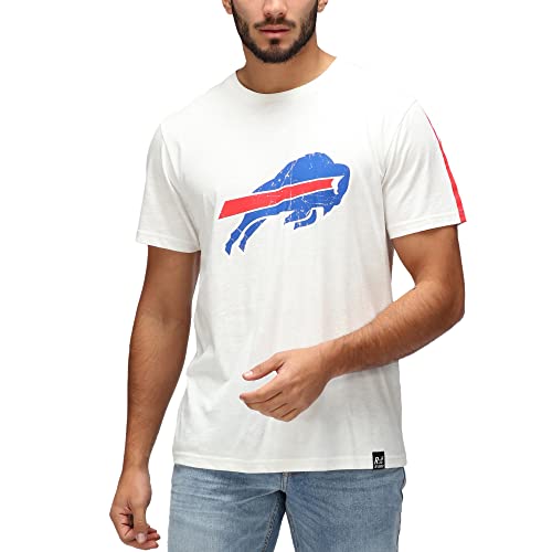 Re:Covered Shirt - NFL Buffalo Bills Ecru weiß - L von Recovered