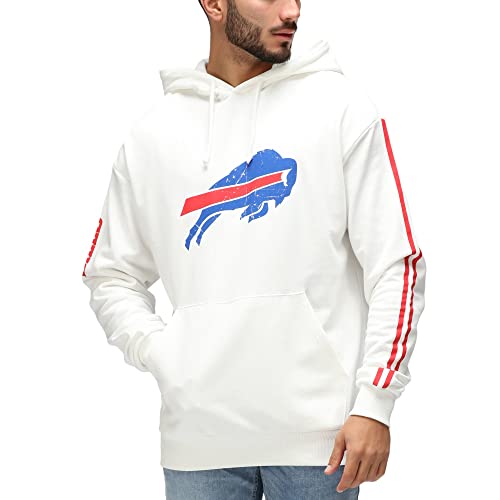 Recovered Fleece Hoody - NFL Buffalo Bills Ecru weiß - M von Recovered