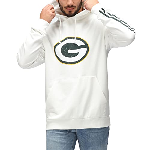 Recovered Fleece Hoody - NFL Green Bay Packers Ecru - XL von Recovered