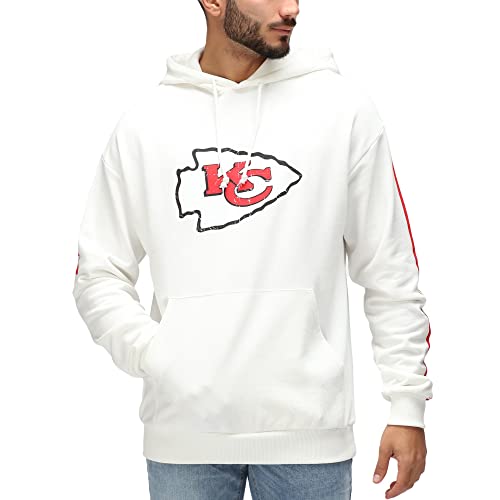 Recovered Fleece Hoody - NFL Kansas City Chiefs Ecru - L von Recovered
