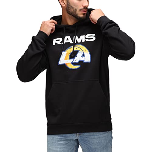 Recovered Fleece Hoody - NFL Los Angeles Rams schwarz - M von Recovered