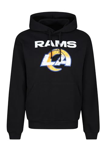 Recovered Fleece Hoody - NFL Los Angeles Rams schwarz - XXL von Recovered