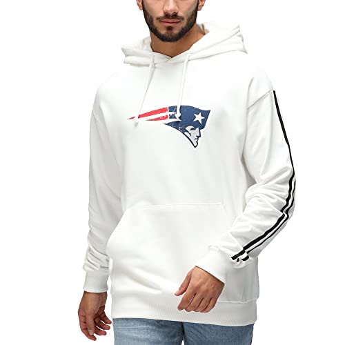Recovered Fleece Hoody - NFL New England Patriots Ecru - 3X von Recovered