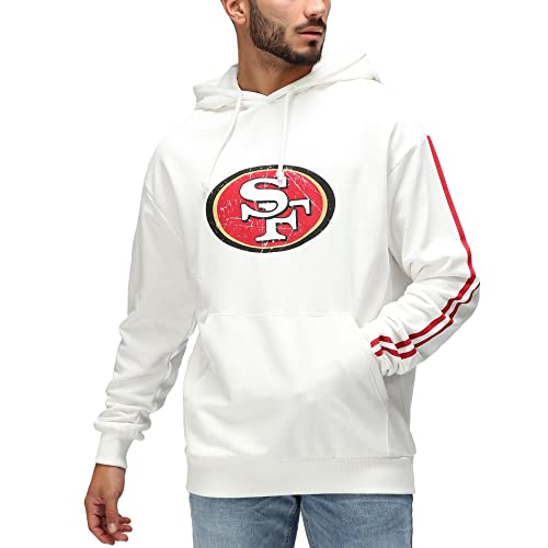 Recovered Fleece Hoody - NFL San Francisco 49ers Ecru - L von Recovered