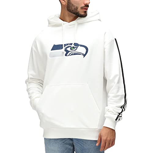 Recovered Fleece Hoody - NFL Seattle Seahawks Ecru - M von Recovered
