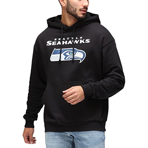 Recovered Fleece Hoody - NFL Seattle Seahawks schwarz - L von Recovered