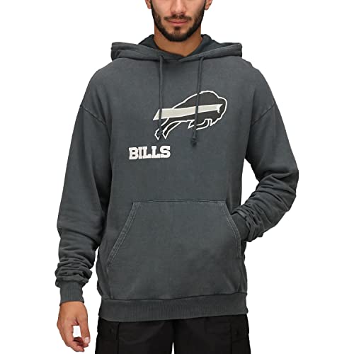 Recovered Hoody - Chrome Buffalo Bills Washed - L von Recovered