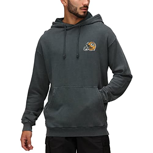 Recovered Hoody - NFL Green Bay Packers Black Washed - L von Recovered