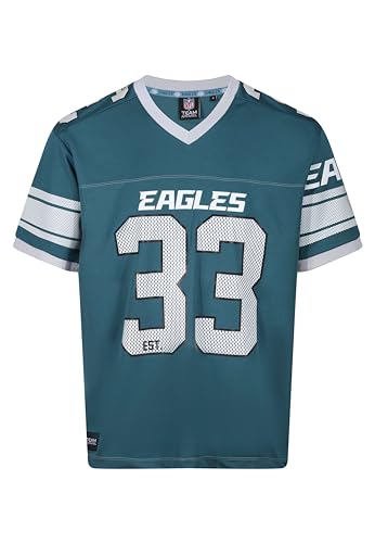 Recovered Philadelphia Eagles Midnight Green NFL Oversized Jersey Trikot Mesh Relaxed Top - XL von Recovered