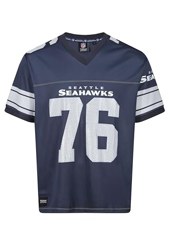 Recovered Seattle Seahawks Navy NFL Oversized Jersey Trikot Mesh Relaxed Top - XXL von Recovered