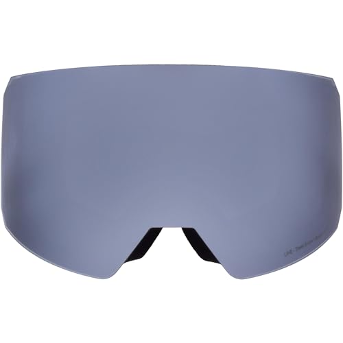 Red Bull Spect Eyewear Herren LINE-02 Ski Goggle, Black/Smoke with Silver Mirror, Einheitsgröße von Red Bull Spect Eyewear