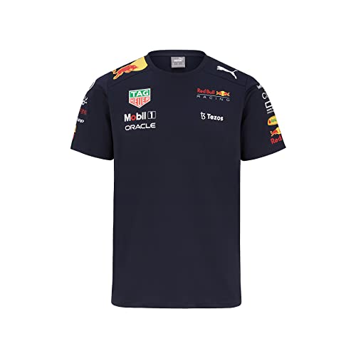 Red Bull Racing - Offizielle Formel 1 Merchandise Kollektion - 2022 Team T-Shirt - Herren - Dunkelblau - S von Red Bull