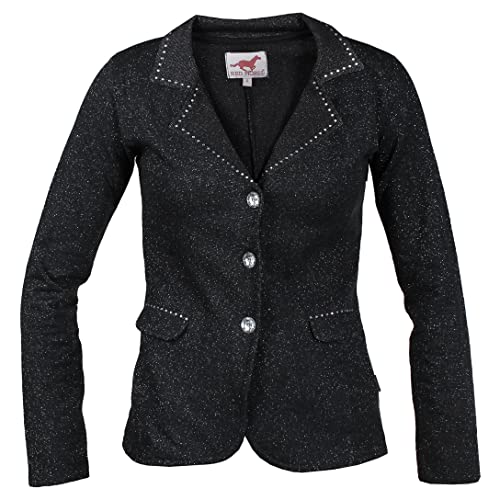 Red Horse adulti equitazione concorrenza Show Jacket Glitter Tessuto Tutte le taglie e Colori, Black von Red Horse