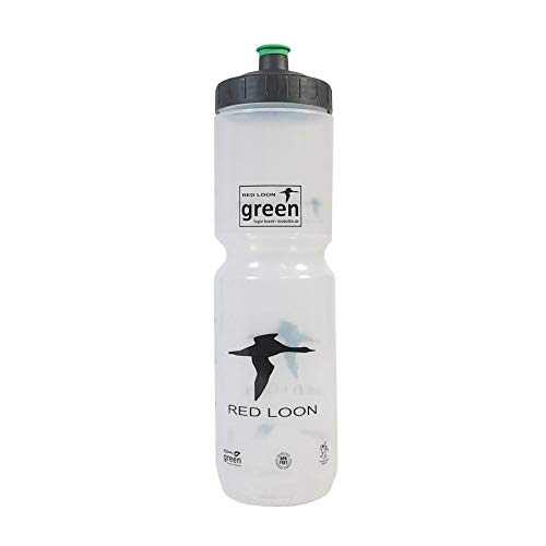 Red Loon Bio Trinkflasche 1000ml Fahrradflasche aus Rohstoff Zuckerrohr Wasserflasche umweltfreundlich BPA-frei von Red Loon