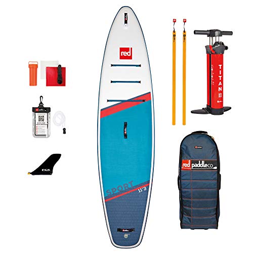 Red Paddle Unisex – Erwachsene 11’3″ Sport Sup Tabelle, Mehrfarbig, Uni von Red Paddle Co