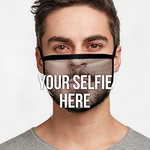 Selfie-Maske, personalisierbar, mit Ihrem Foto (groß) von Red Snapper Photo