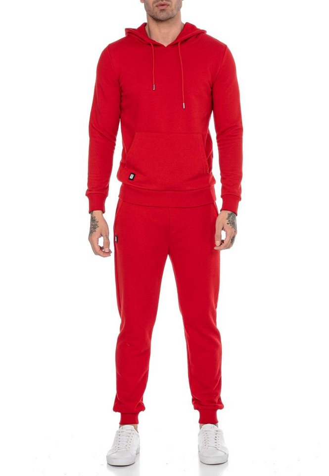 RedBridge Kapuzensweatshirt Red Bridge Herren Jogginganzug Set Hoodie Hose Premium Basic Premium Qualität von RedBridge