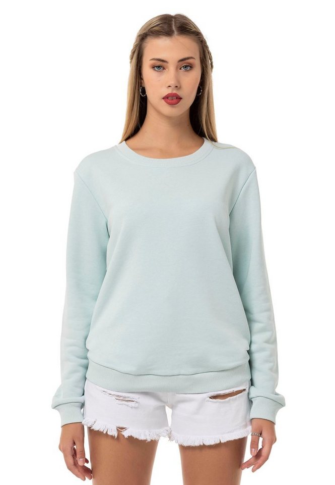 RedBridge Sweatshirt Rundhals Pullover Mint L Premium Qualität von RedBridge