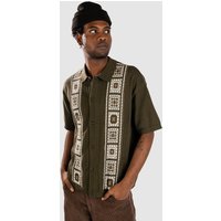 Redefined Rebel RRCasey Knit Boxy Fit Hemd forest night von Redefined Rebel