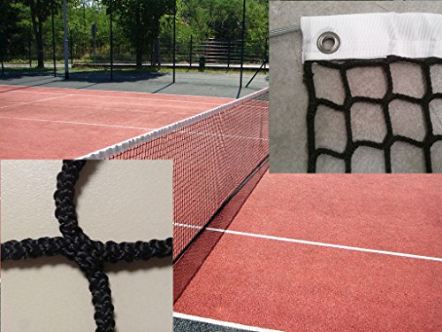 Tennisnetz für Doppel - Polypropylen 3 mm Ø. 12 mx 1,07 m - Hohe Qualität … von Redes Deportivas On Line