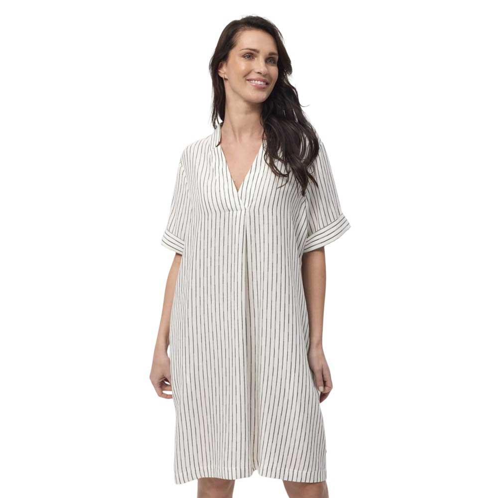 Redgreen Dora Short Sleeve Midi Dress Grau 2XL Frau von Redgreen
