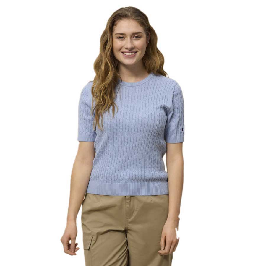 Redgreen Serena Cable Long Sleeve T-shirt Blau 2XL Frau von Redgreen