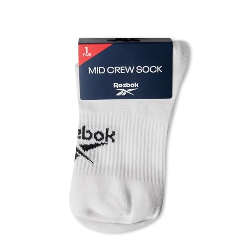 Reebok Active Foundation Crew Socken, Weiß, M, weiß, M von Reebok